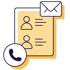 Pictogramme de la messagerie collaboratif Pictogramme de la messagerie collaboratif