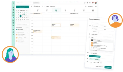 Wireframe de la plateforme collaborative Interstis